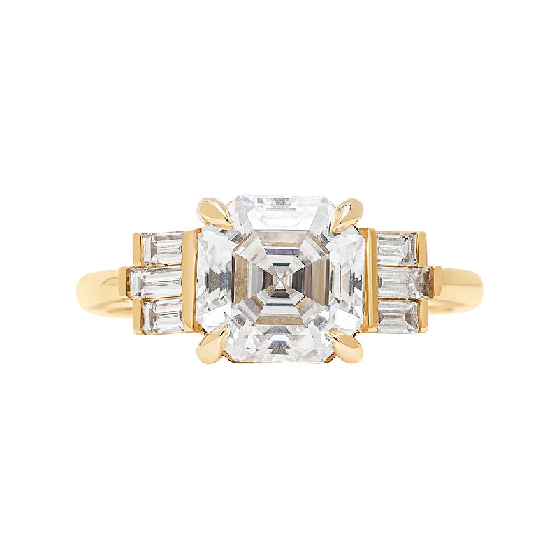 women’s engagement rings with diamonds for engagement bands and rings-Sophia Asscher