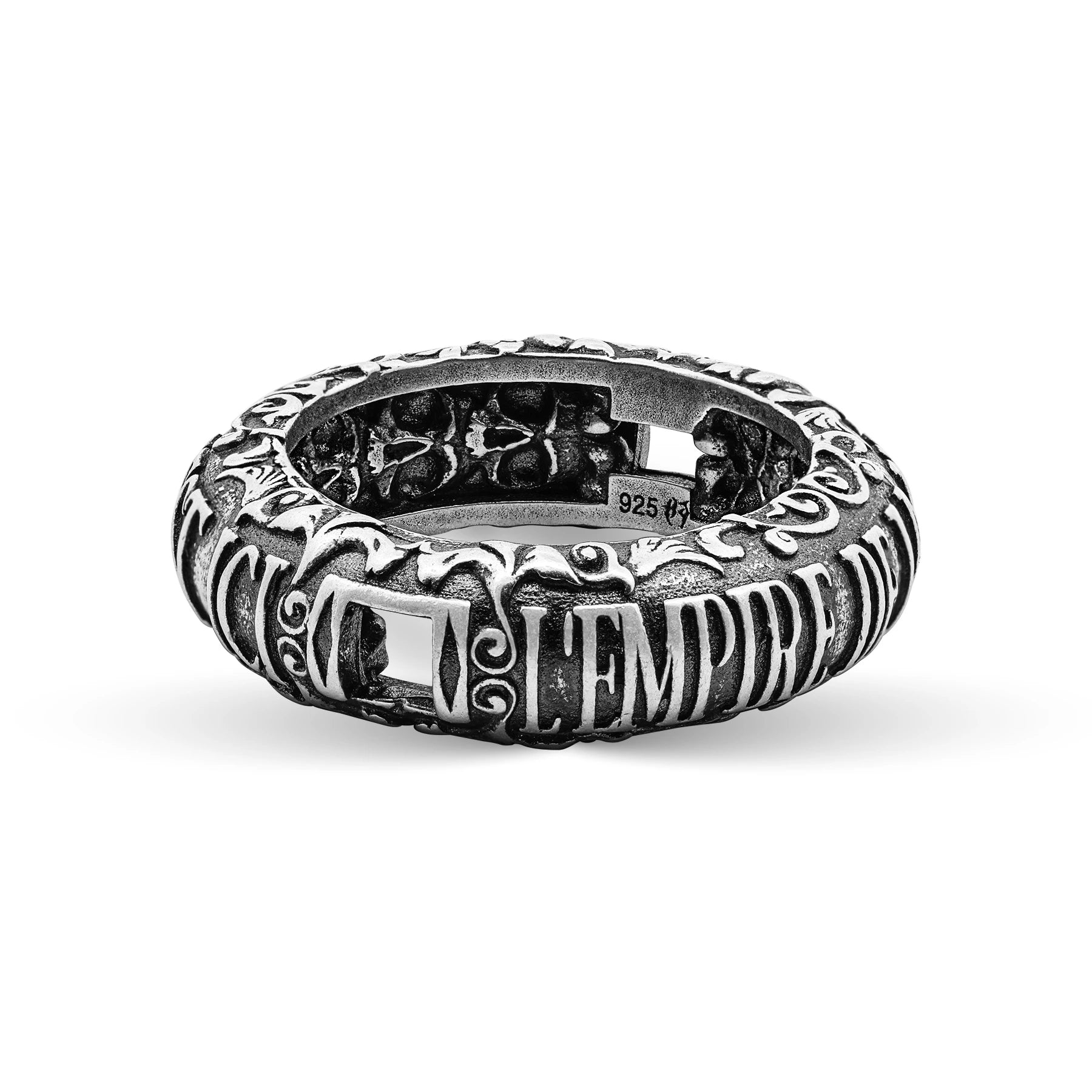 custom engagement rings with sapphires and diamonds for wedding bands-UPGRADED CATACOMBS RING