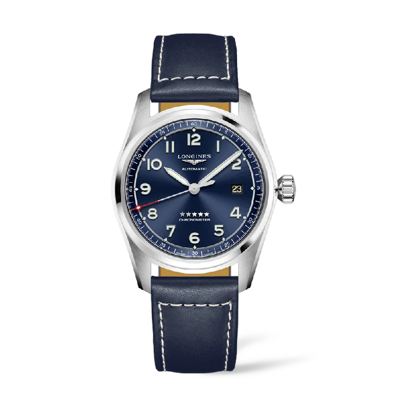 luxury watches for women with high-end automatic movement and sleek bands -Longines Spirit Men's 40mm Stainless Steel Chronometer Watch L3.810.4.93.0