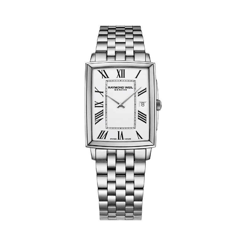 elegant watches for women with minimalist dials and fine detailing -RAYMOND WEIL TOCCATA Men's Stainless Steel Quartz Watch 5425-ST-00300