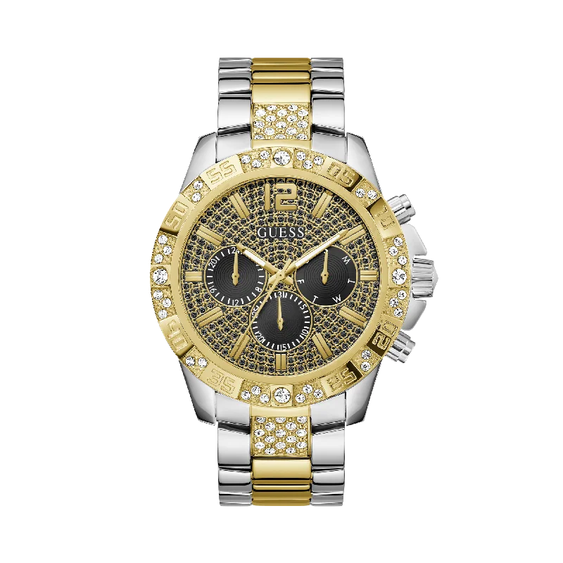 stylish watches for men with advanced chronograph features and sleek faces -Guess Men's 48mm Quartz Watch GW0796G3