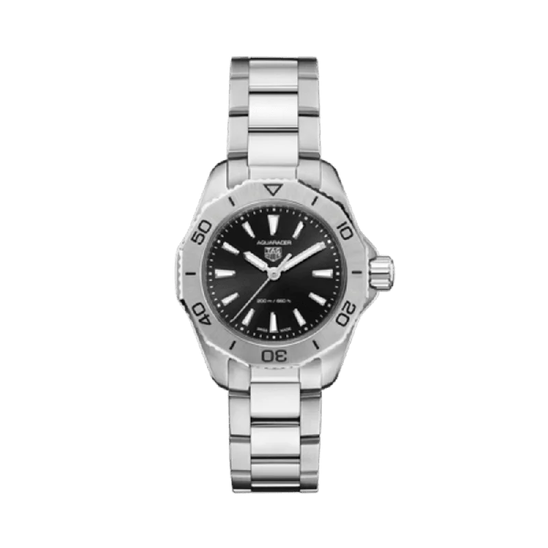 high-tech watches for men with sleep tracking and advanced health monitoring -TAG Heuer Aquaracer Women's 30mm Stainless Steel Quartz Watch WBP1410.BA0622