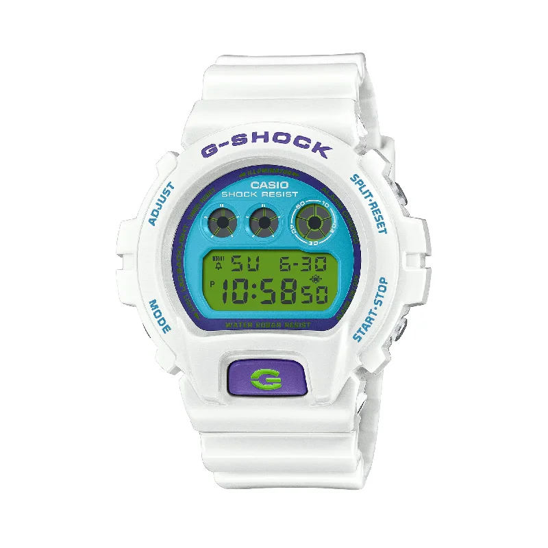 watches for women with elegant designs and fitness tracking apps -Casio G-SHOCK Men's Resin Digital Watch DW6900RCS-7D