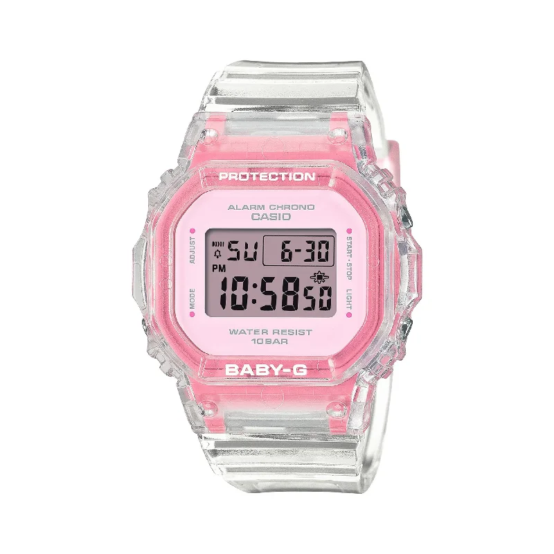 sport watches for women with health, fitness, and sleep tracking -Casio BABY-G Women's 37mm Digital Watch BGD565SJ-7D