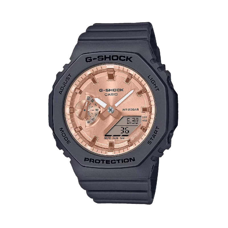 men's watches with classic designs and advanced digital tracking -Casio G-SHOCK Women's Analogue Digital Watch GMAS2100MD-1A