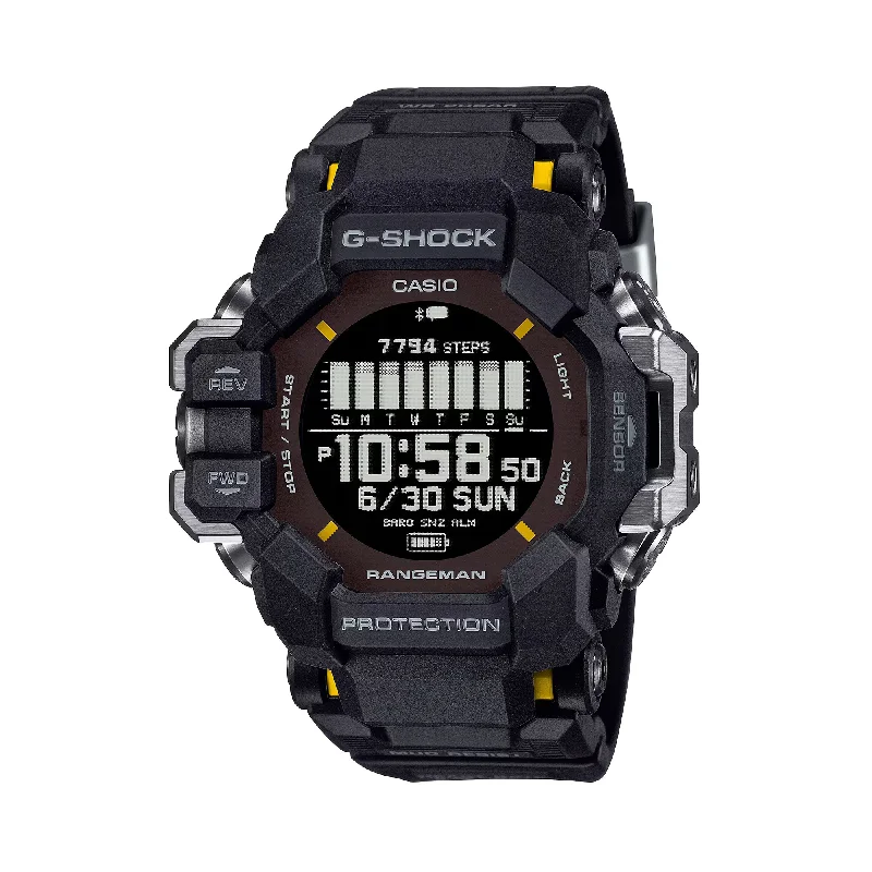 luxury watches for men with precision movement and solar-powered features -Casio G-SHOCK Men's Rangeman Smart Watch GPRH1000-1D