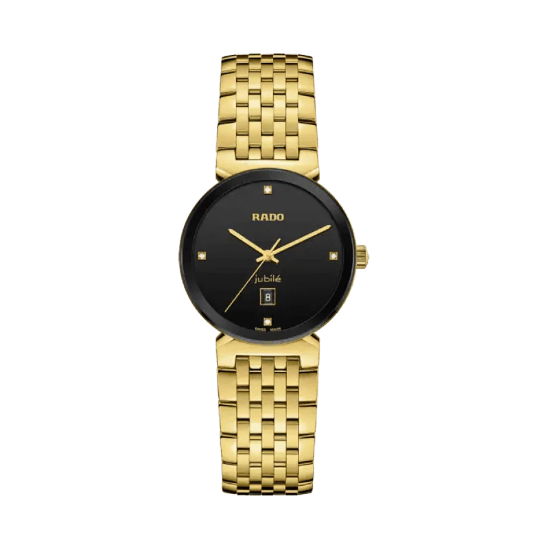 men’s watches with digital chronographs and rugged designs -Rado Florence Women's 30mm Gold PVD Quartz Watch R48915703