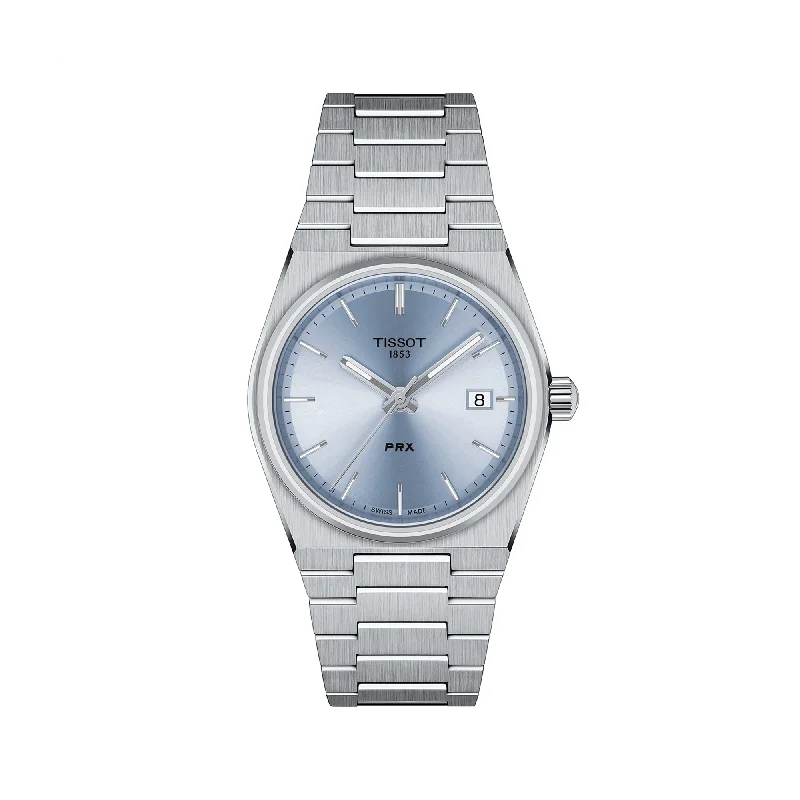 men’s watches with automatic movement and eco-friendly materials -Tissot PRX Women's 35mm Stainless Steel Quartz Watch T137.210.11.351.00