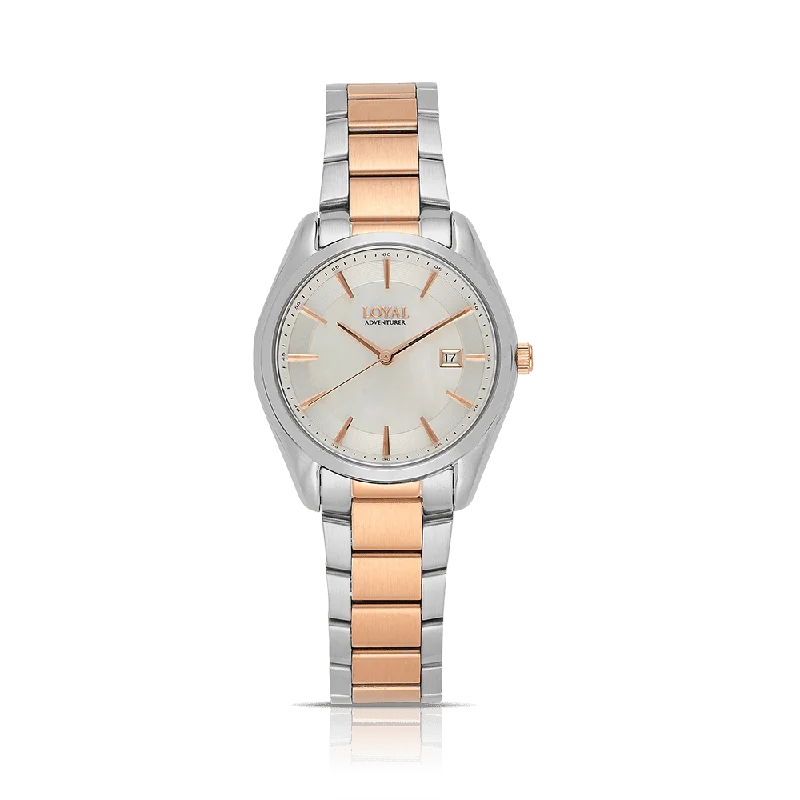 watches for women with bold designs and eco-friendly features -Loyal Women's Adventurer Quartz Sport Watch Mother-Of-Pearl Dial