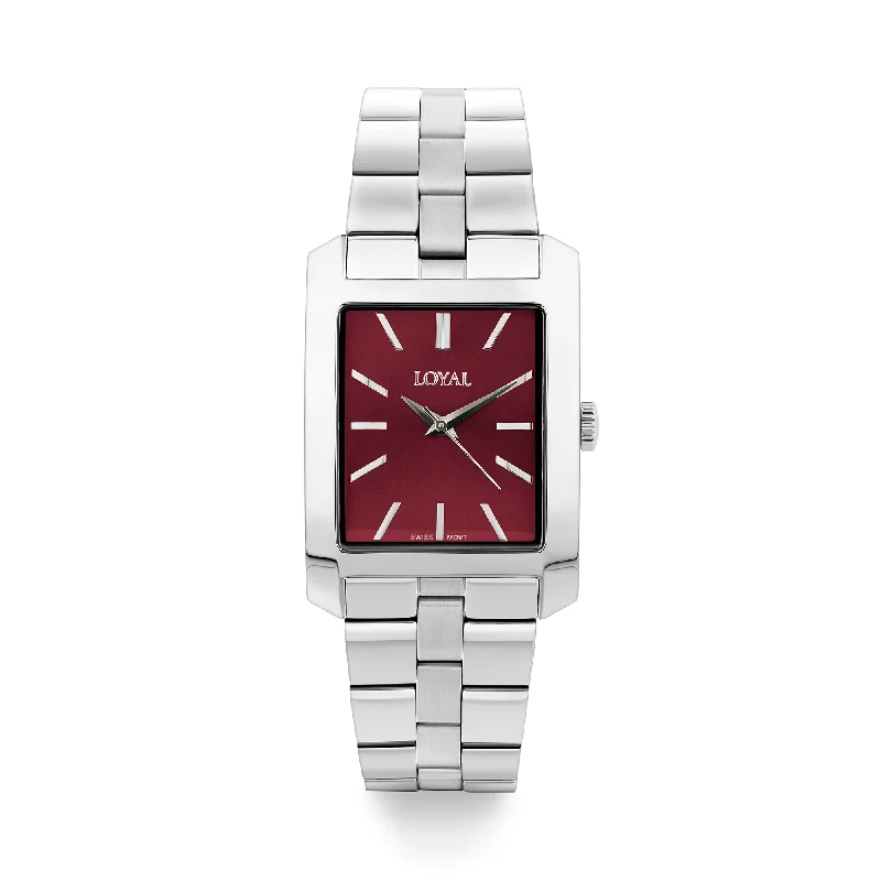 watches for women with sleek designs and digital fitness apps -Loyal Academy Women's 27mm Stainless Steel Quartz Watch