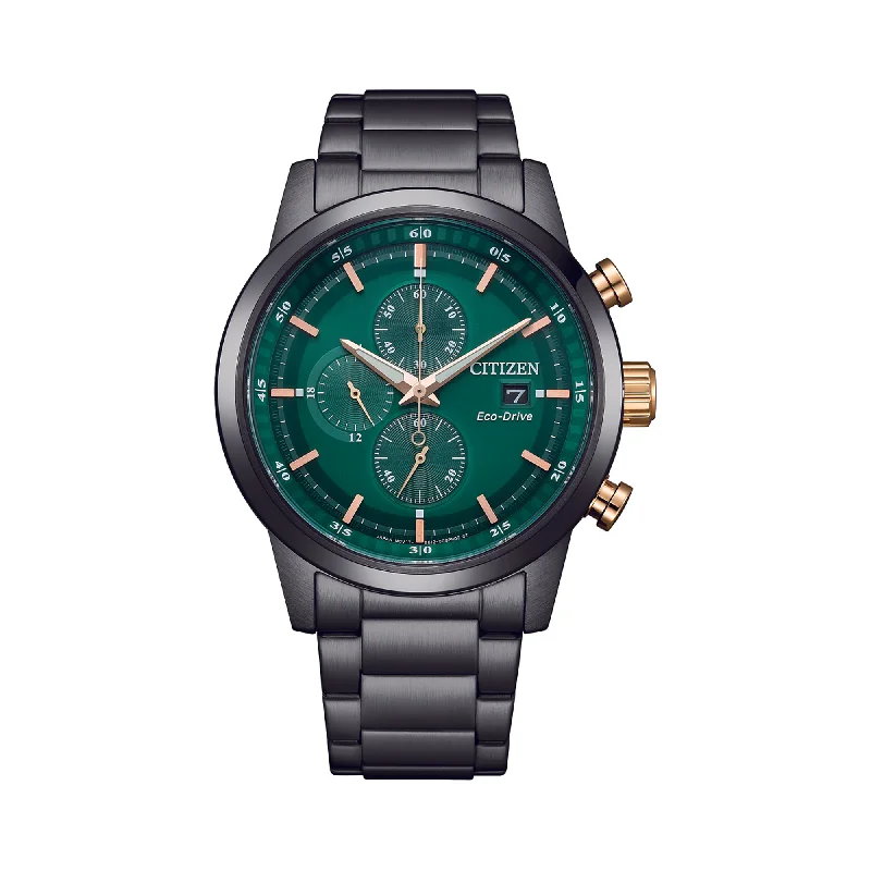 men's watches with advanced tracking features and rugged designs -Citizen Eco-Drive Men's 43mm Watch CA0746-85X