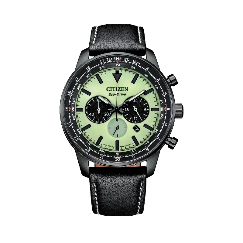 men's watches with interchangeable straps and digital chronograph features -Citizen Men's Luminescent Quartz Chronograph Watch CA4505-21X