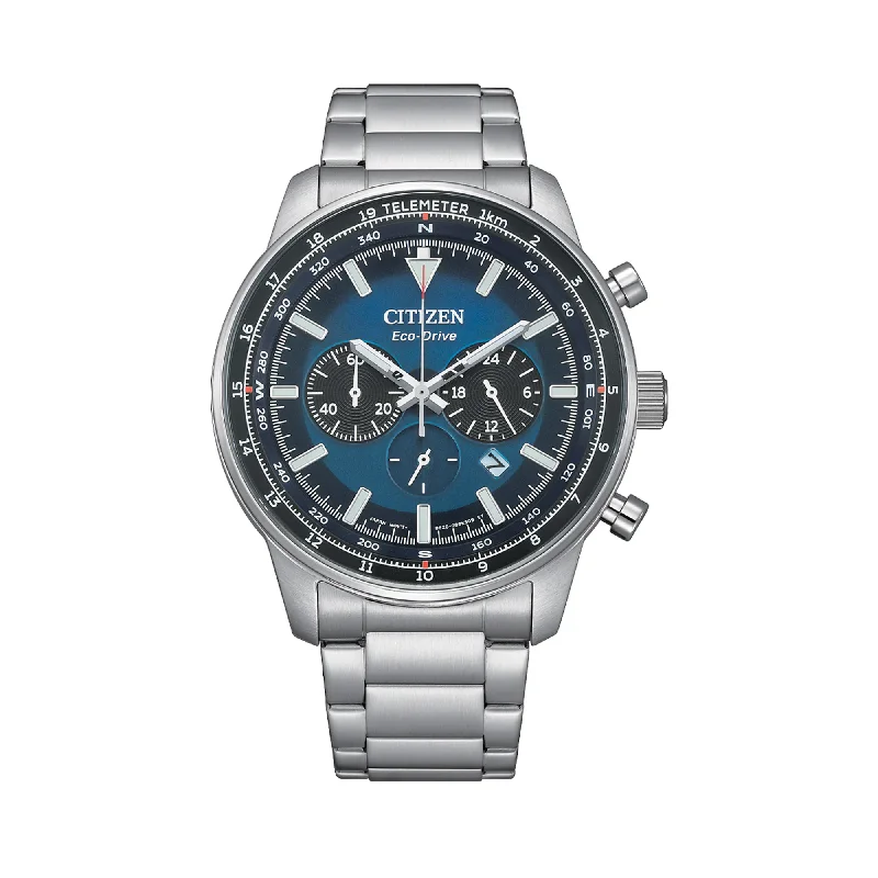 men’s watches with oversized dials and durable bands -Citizen Men's Blue Quartz Chronograph Watch CA4500-91L