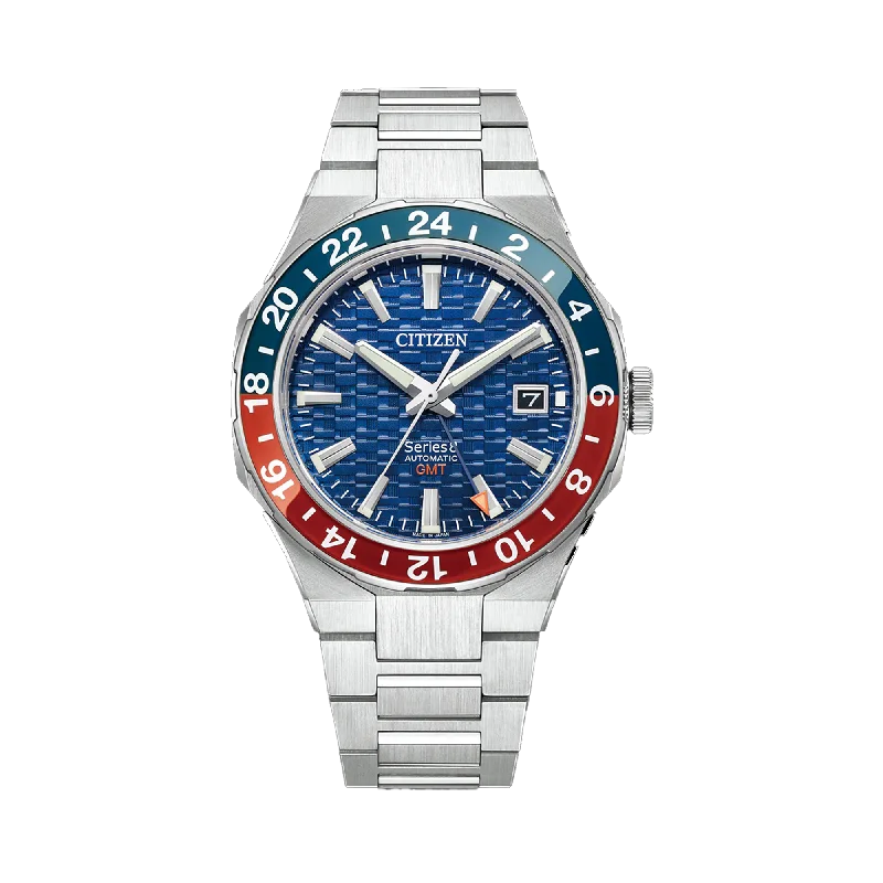 elegant watches for women with simple designs and fitness tracking apps -Citizen Men's Blue Automatic GMT Watch NB6030-59L