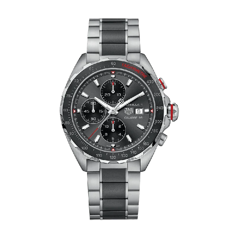 high-end watches for men with classic designs and digital features -TAG Heuer Formula 1 Men's 44mm Automatic Chronograph Watch CAZ2012.BA0970