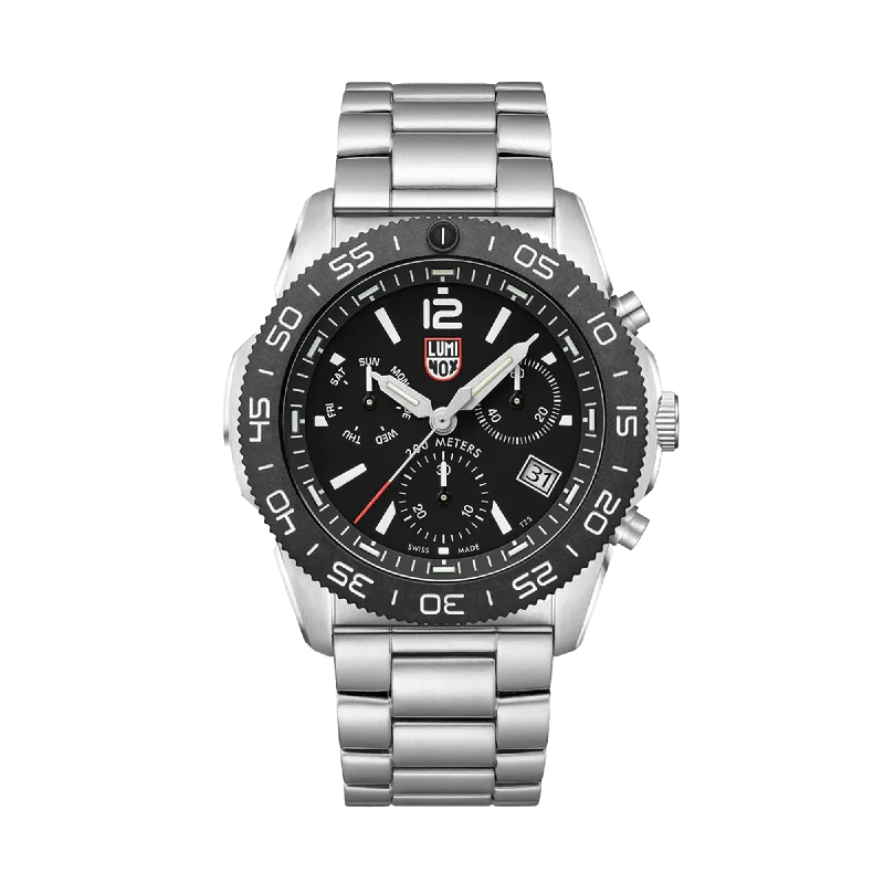 elegant women’s watches with lightweight designs and modern features -Luminox Pacific Diver Men's Stainless Steel Quartz Chronograph Watch XS.3142