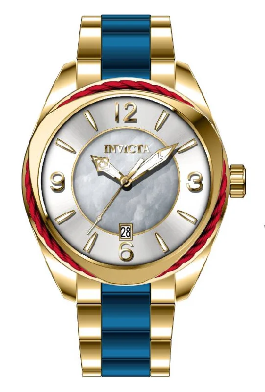 elegant watches for women with polished dials and interchangeable straps -Band For Invicta Bolt  Lady 47091