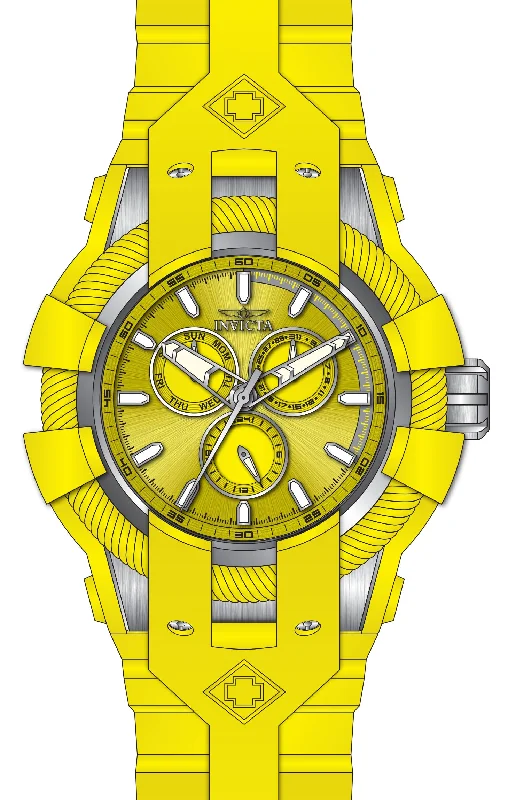 watches for men with GPS, fitness tracking, and long-lasting battery life -Band For Invicta Bolt  Men 47835