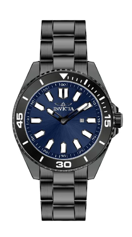 men's watches with digital chronographs and solar-powered movement -Band For Invicta Pro Diver  Men 46886