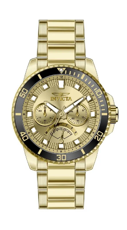 men’s watches with real-time heart rate and activity tracking features -Band For Invicta Pro Diver  Men 46942