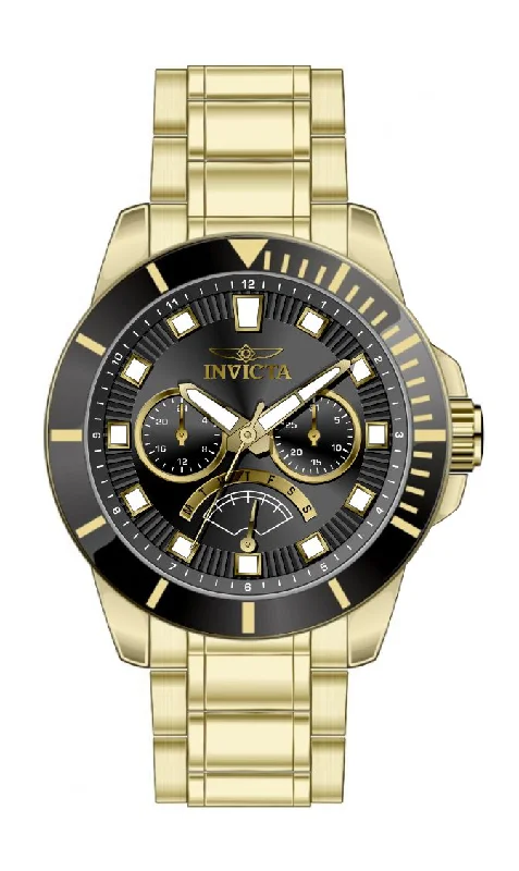 men's watches with digital chronographs and solar-powered movement -Band For Invicta Pro Diver  Men 46955