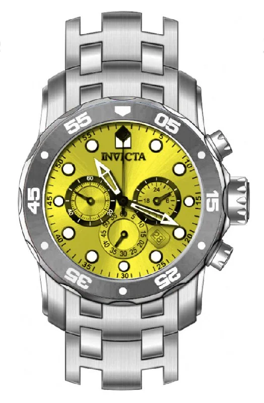 men’s watches with automatic movement and eco-friendly materials -Band For Invicta Pro Diver  Men 47561