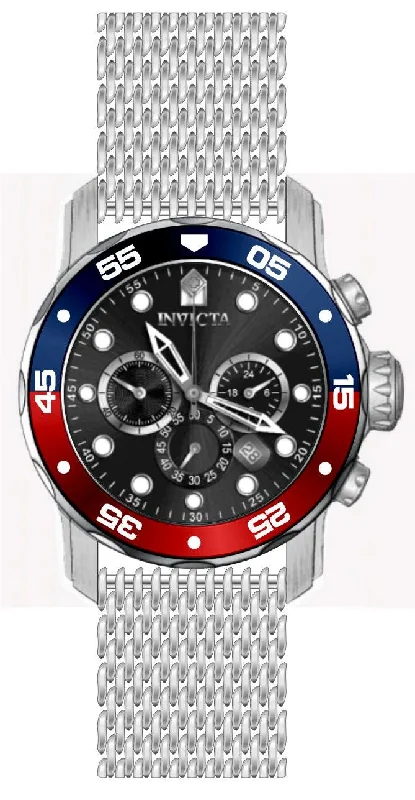 high-end men’s watches with eco-friendly materials and automatic movement -Band For Invicta Pro Diver  Men 47630