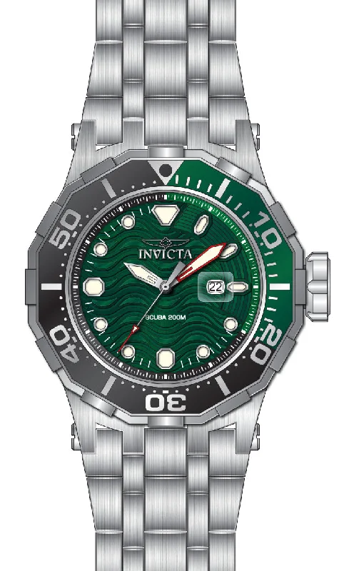 sport watches for men with GPS, heart rate monitoring, and step tracking -Band For Invicta Pro Diver  Men 47842