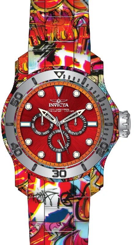 high-end sport watches for men with fitness tracking and step monitoring -Band For Invicta Pro Diver  Men 47853