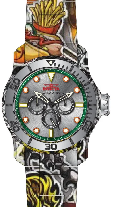 men’s watches with bold designs and advanced chronograph features -Band For Invicta Pro Diver  Men 47854