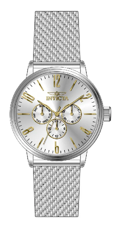 men's watches with precision chronograph features and eco-friendly straps -Band For Invicta Specialty Stores Exclusive Men 47614