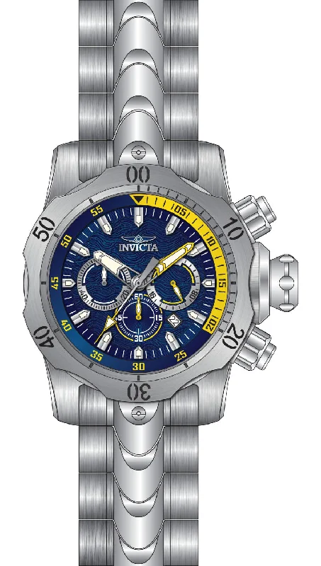 sport watches for men with rugged constructions and advanced tracking modes -Band For Invicta Venom  Men 47905