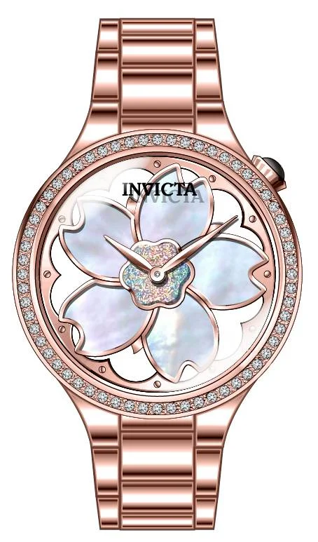 elegant women’s watches with lightweight designs and modern features -Band For Invicta Wildflower  Lady 47066