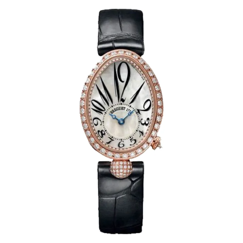 men’s watches with bold designs and advanced chronograph features -Breguet Reine De Naples Black Dial Women 24.95 mm