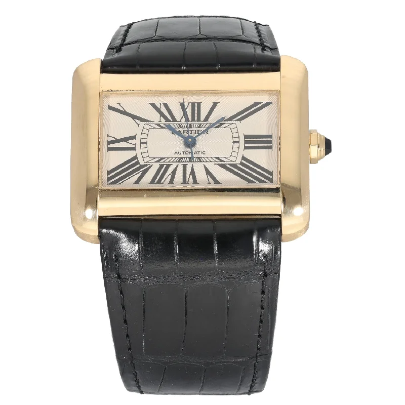 stylish digital watches for men with sleek designs and heart rate features -Cartier Divan 2603 38mm Gold Watch