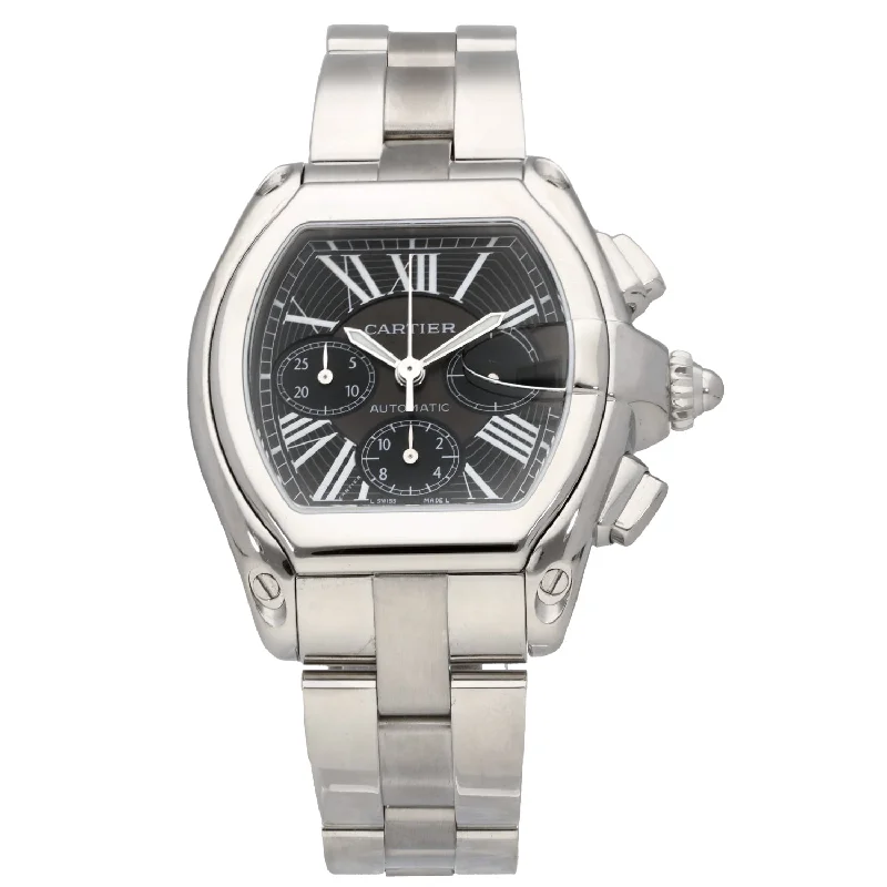 men's watches with classic designs and advanced digital tracking -Cartier Roadster W62020X6 40mm Stainless Steel Watch