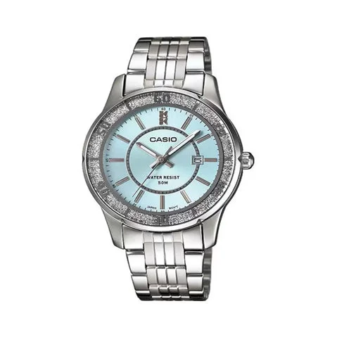 sport watches for women with fitness tracking and mobile connectivity -Enticer LTP-1358D-2AVDF Analog Women