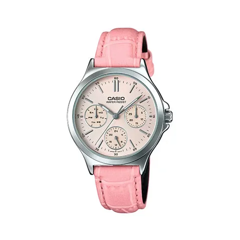 men's watches with precision chronograph features and eco-friendly straps -Enticer LTP-V300L-4AUDF Analog Women A1150