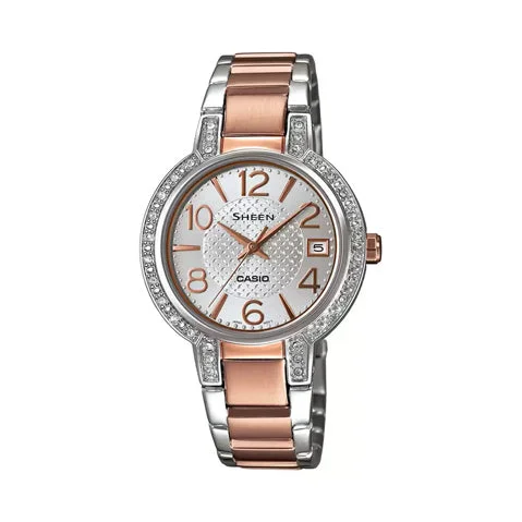 sport watches for women with heart rate, sleep, and fitness tracking -Sheen SHE-4804SG-7AUDR Analog Women