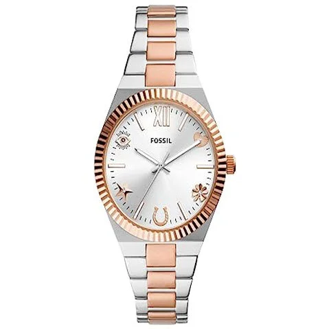 elegant women's watches with stainless steel bands and modern designs -Scarlette Analog Women