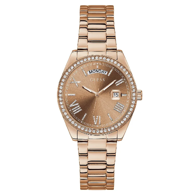 sport watches for men with advanced tracking modes and outdoor navigation -Guess Luna Brown Dial Women 36mm