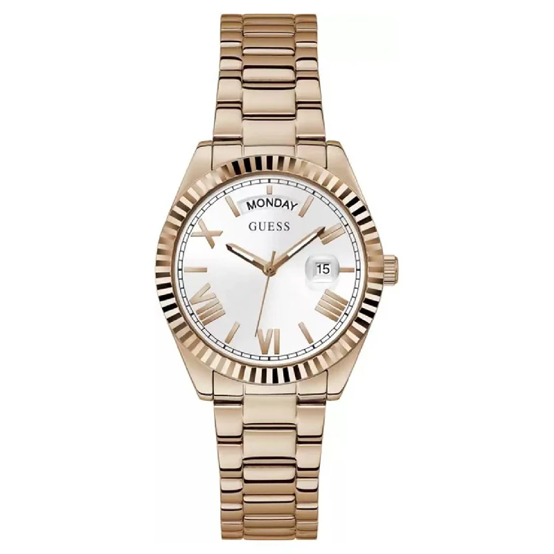 luxury watches for men with automatic movement and fine detailing -Guess Luna White Dial Women 36mm