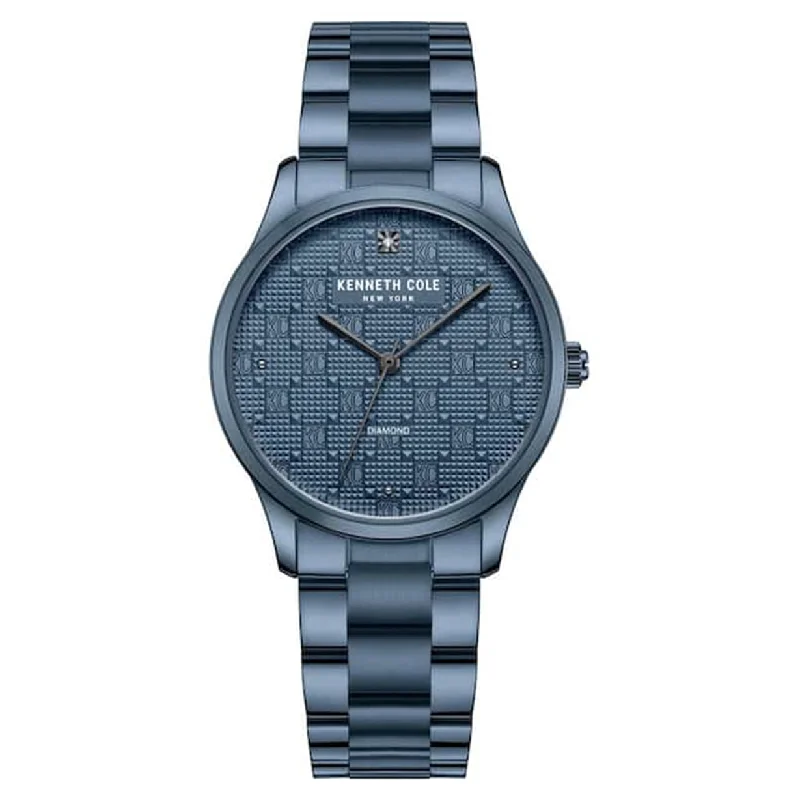 watches for women with bold, oversized designs and advanced functions -Kenneth Cole Analog Blue Dial Women 34.5mm