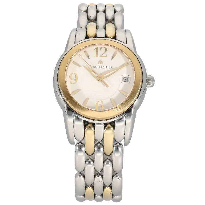 luxury watches for women with high-end detailing and durable bands -Maurice Lacroix Sphere SH1014 34mm Bi-Colour Watch