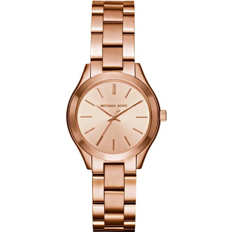 luxury watches for men with gold detailing and automatic movement -Mini Slim Runway Analog Women