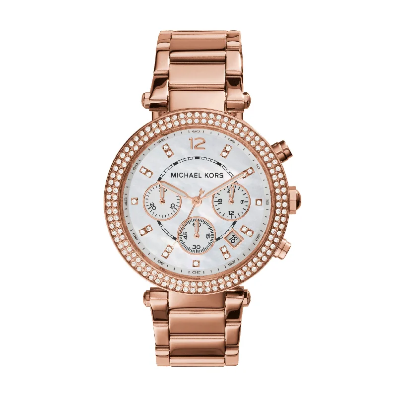 luxury watches for women with high-end automatic movement and sleek bands -Parker Chronograph Women