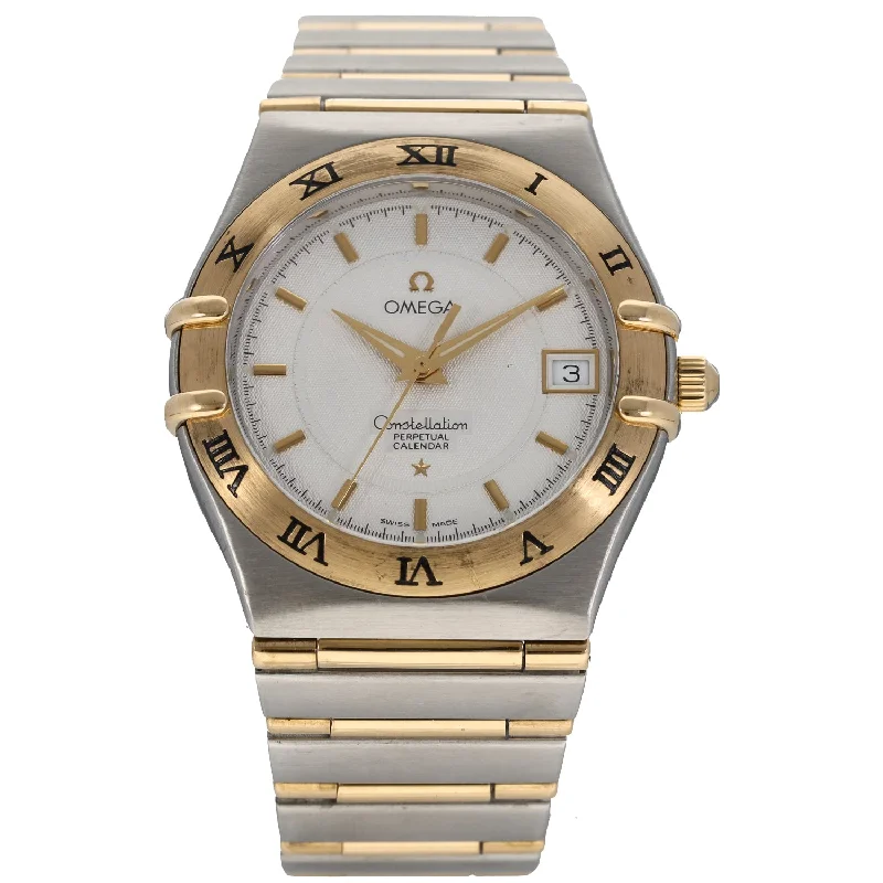 men’s watches with digital chronographs and rugged designs -Omega Constellation 1252.30.00 35.5mm Bi-Colour Watch