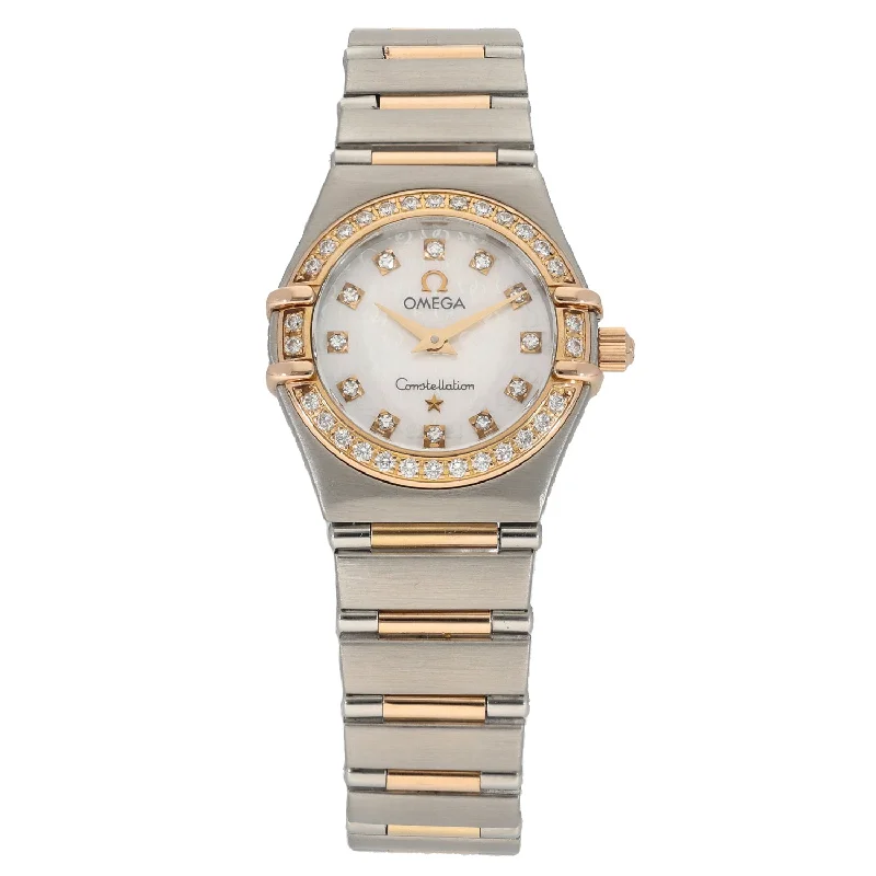 watches for women with bold, oversized designs and advanced functions -Omega Constellation 1360.75.00 22.5mm Bi-Colour Watch