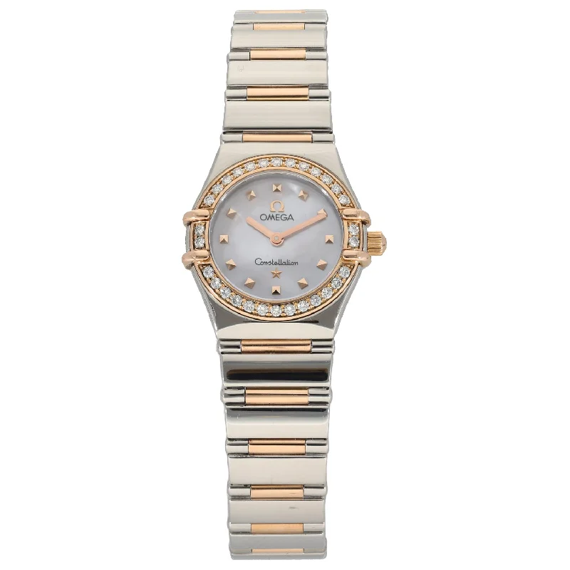 sport watches for women with GPS navigation and fitness tracking -Omega Constellation 1368.74.00 22.5mm Bi-Colour Watch