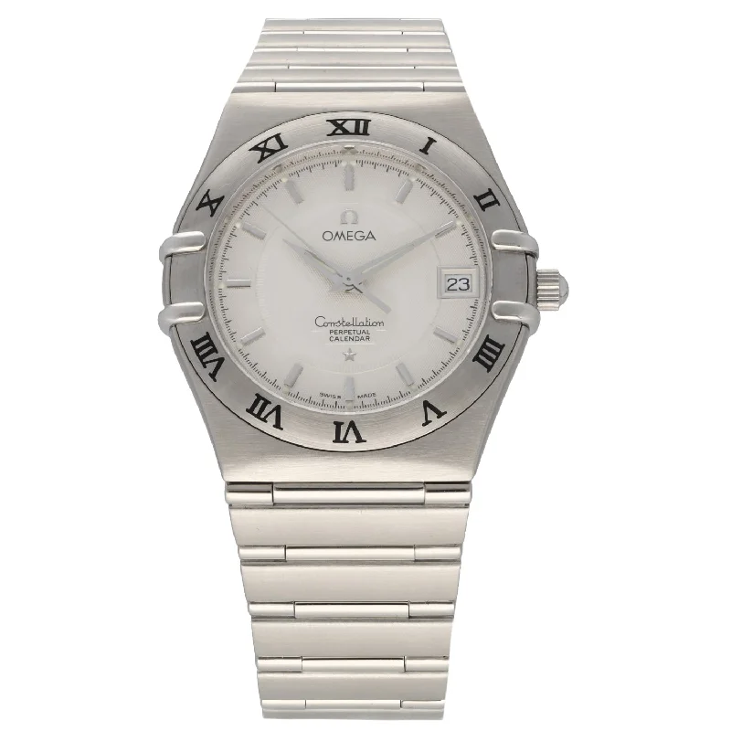 watches for women with minimalist designs and high-precision dials -Omega Constellation 36mm Stainless Steel Watch